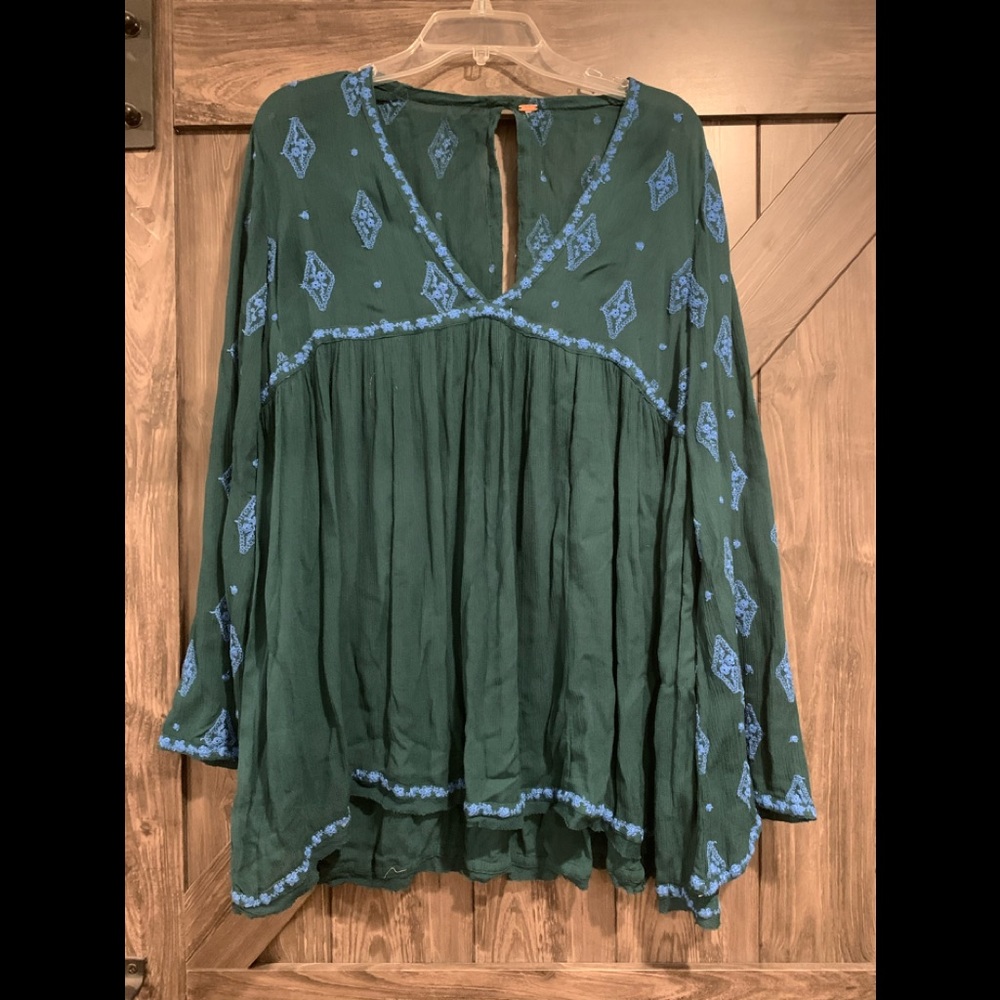 Free people long sleeve blouse